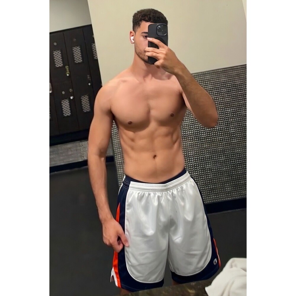 C9 By Champion Vintage Rare Basketball Shorts Shiny Dazzle White Orange Black Sm